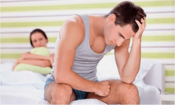 Waarom krijgt een man seksuele impotentie